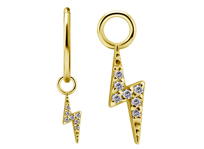 Подвеска из кобальт-хрома Volt Crystal Gold
